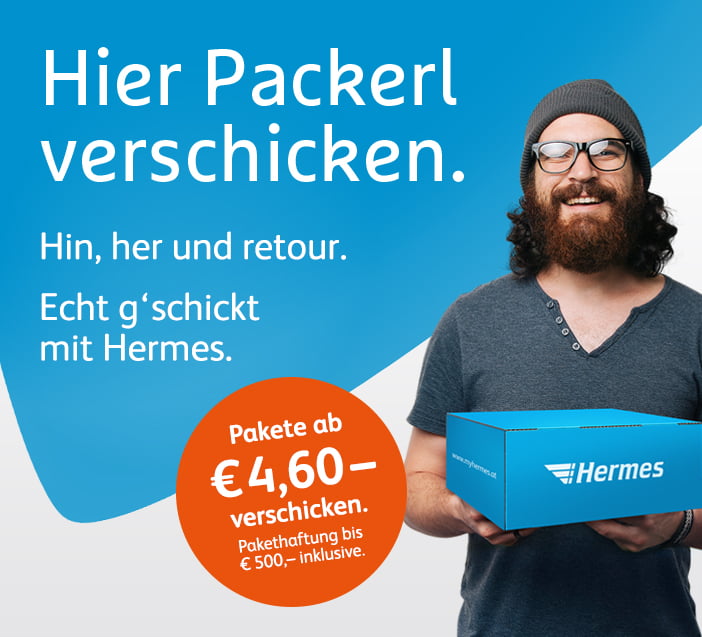 Packerl ab 4,60&euro; verschicken, Pakethaftung bis &euro; 500,- inklusive